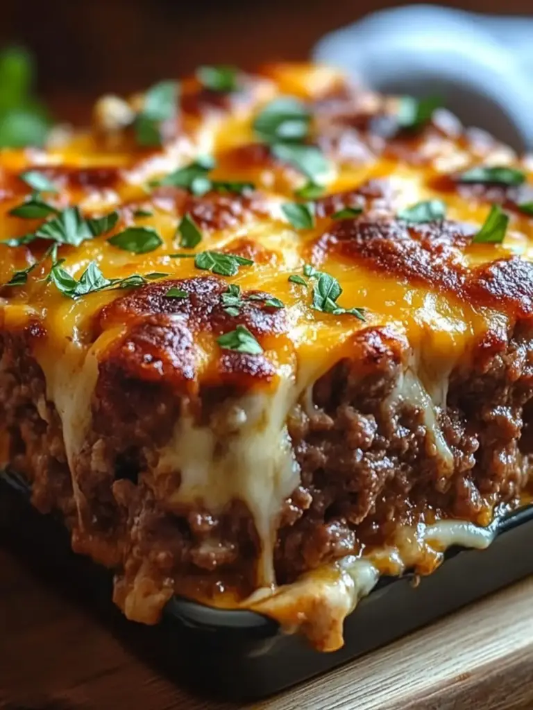 Cheesy Meatloaf Casserole