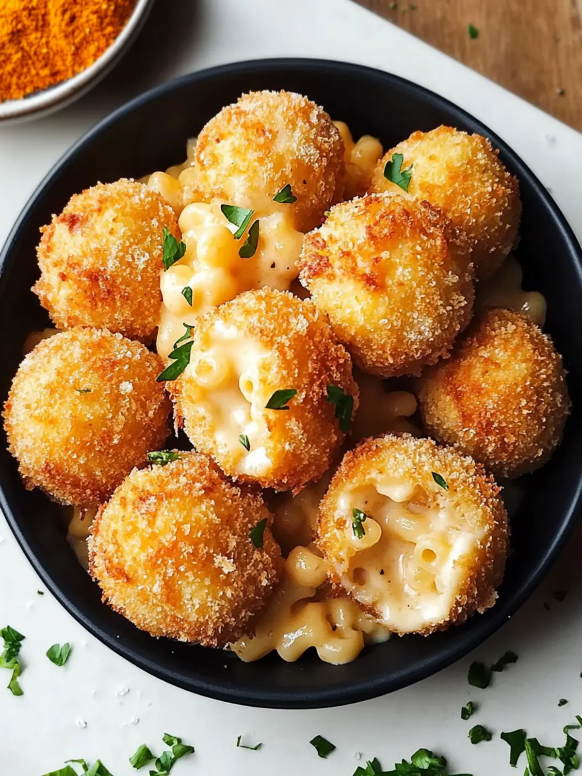 Crispy Fried Macaroni and Cheese Balls You'll Love to Make 3 Fried Macaroni and Cheese Balls