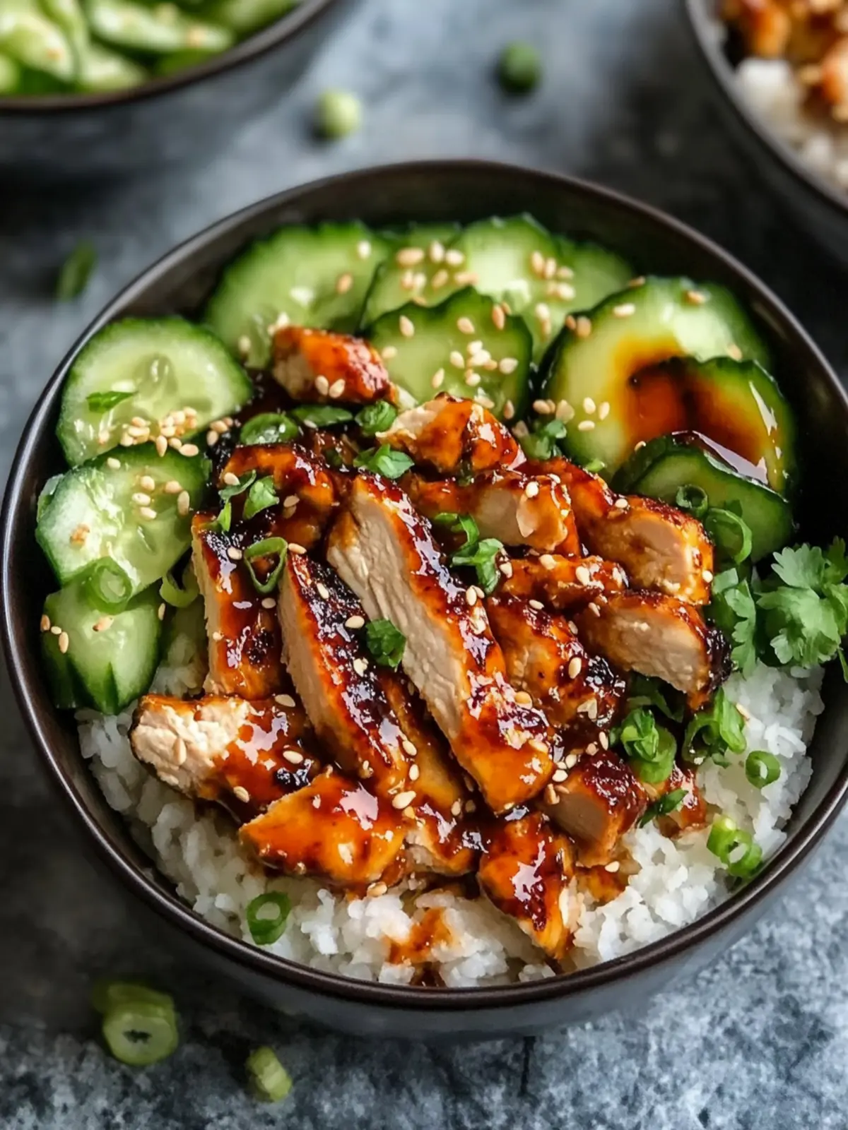 Sticky Chicken Bowls for a Cozy Weeknight Comfort Meal 4 Sticky Chicken Bowls