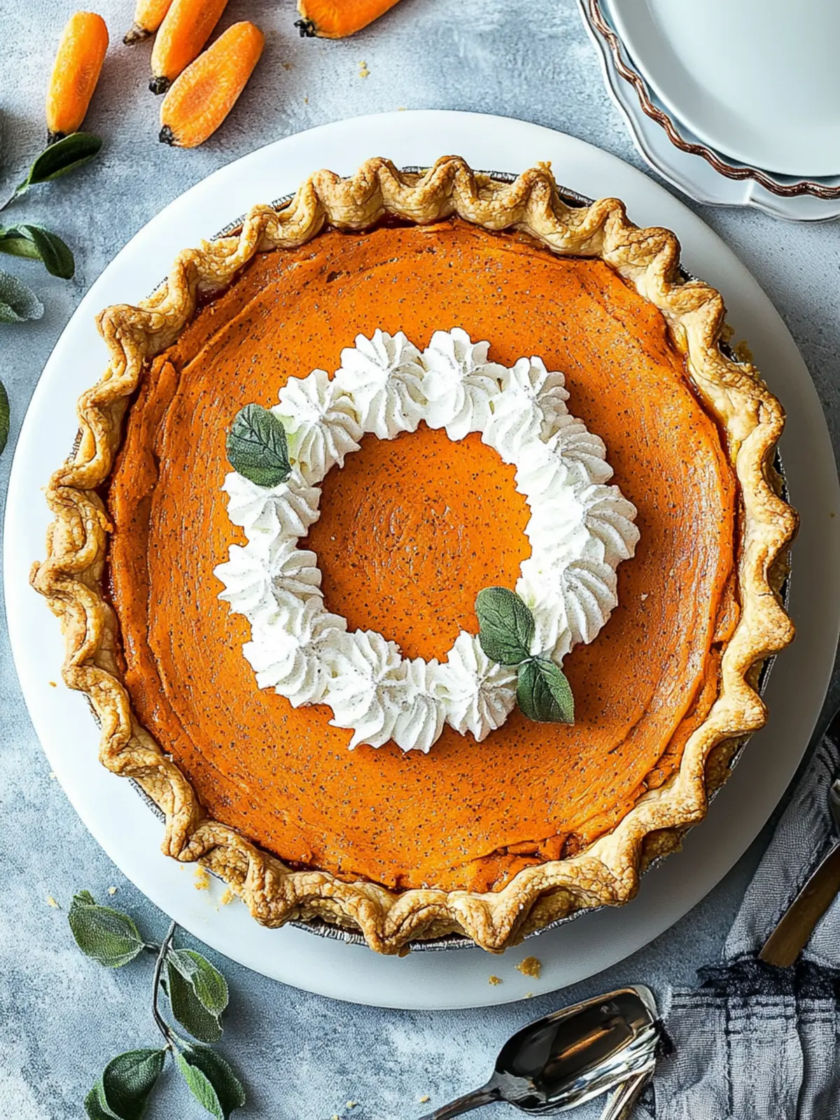 Sweet and Savory Carrot Pie with Maple Magic 2 Carrot Pie