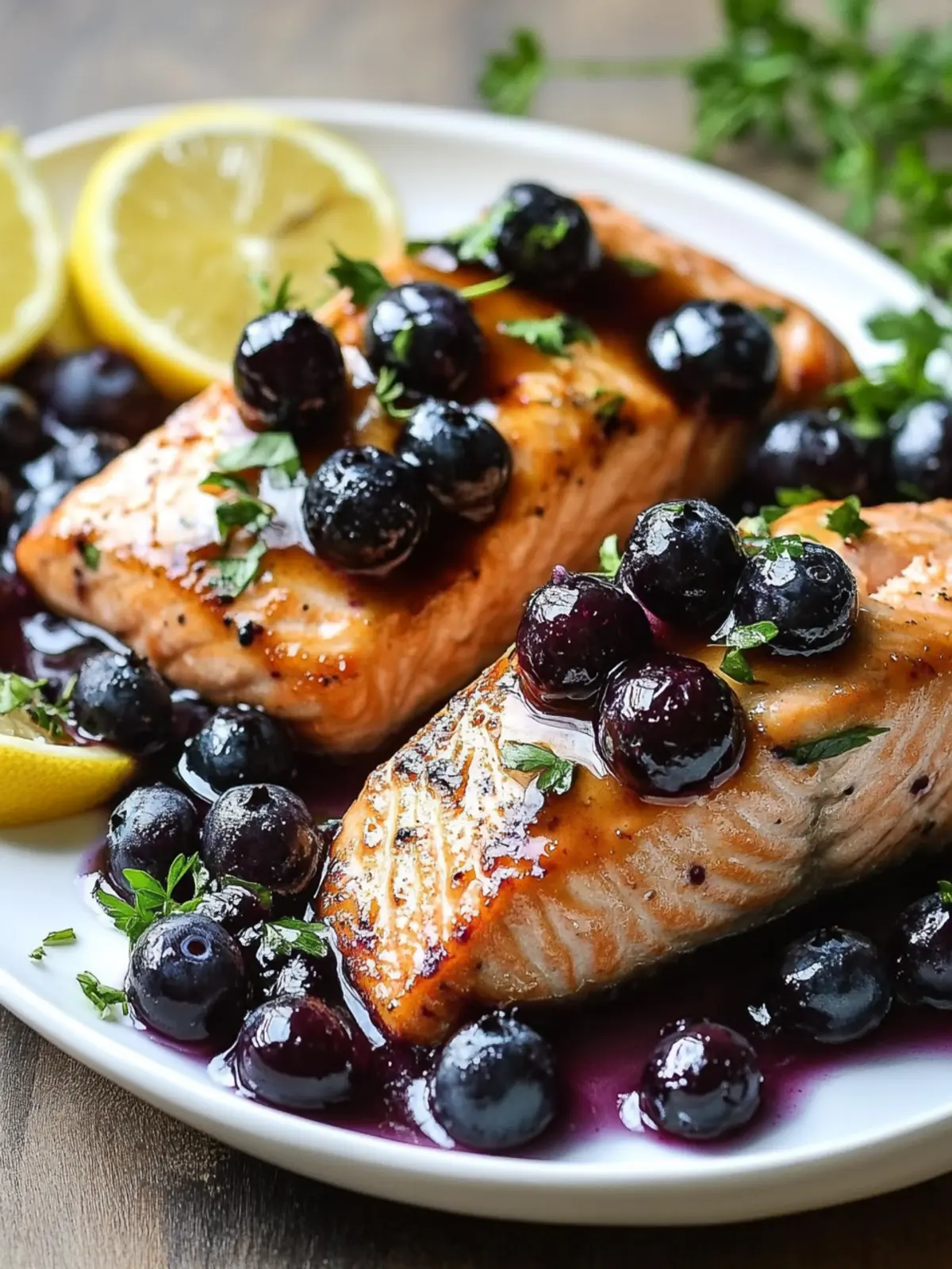 Blueberry Glazed Salmon