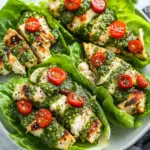 Delicious Pesto Chicken Lettuce Wraps for a Healthy Twist 10 Pesto Chicken Lettuce Wraps