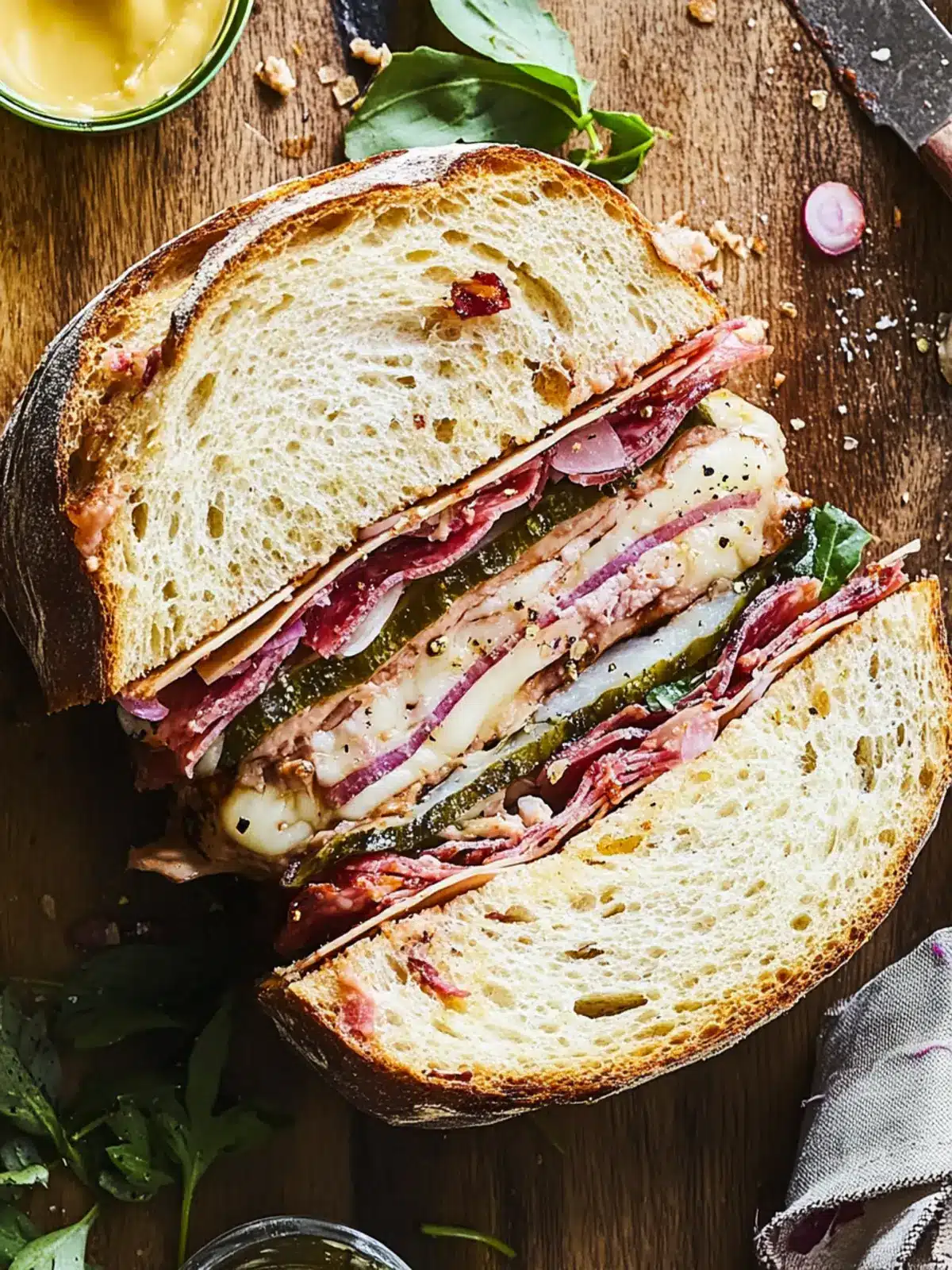 Delicious Muffuletta Sandwich That Will Impress Your Friends 5 Muffuletta Sandwich