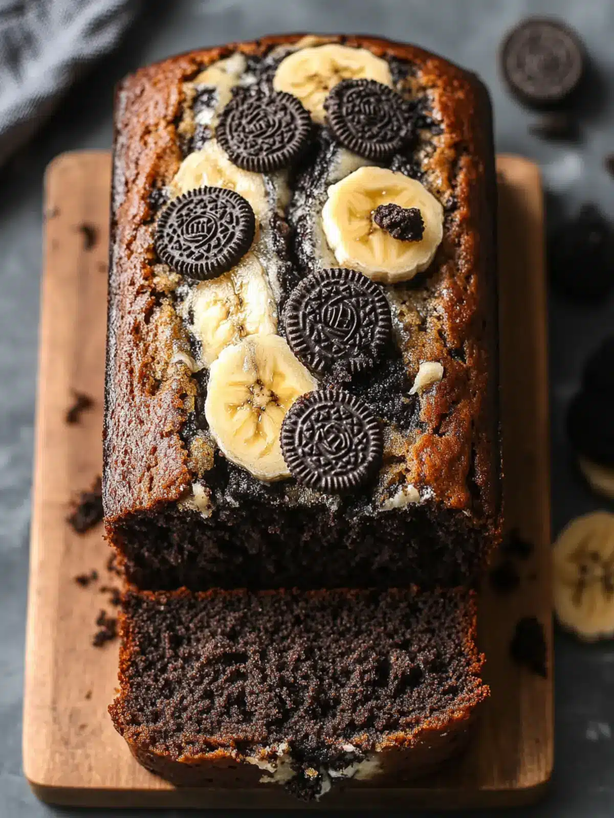 Oreo Banana Bread