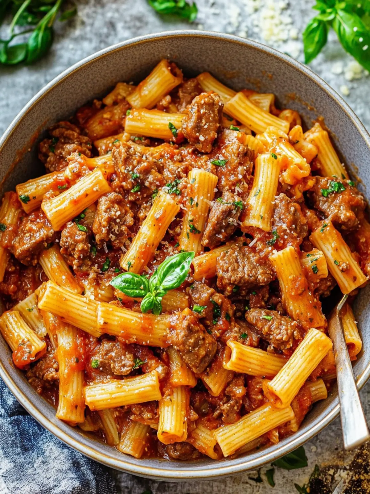 Quick Beef Pasta in Tomato Sauce That Will Wow Your Family 2 Beef Pasta in Tomato Sauce