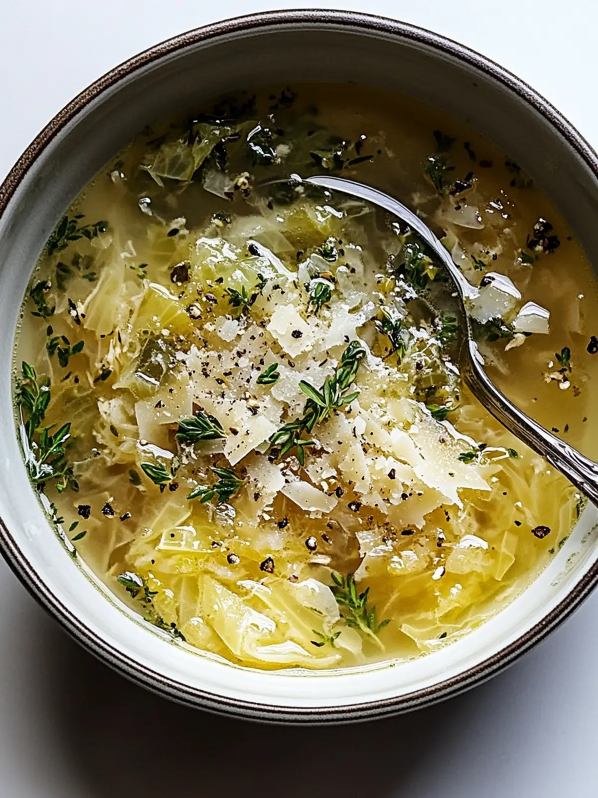 Herby Cabbage in Parmesan Broth: Your New Cozy Comfort Food 2 Herby Cabbage in Parmesan Broth