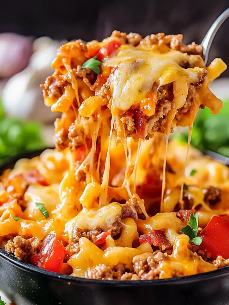 Cheeseburger Pasta