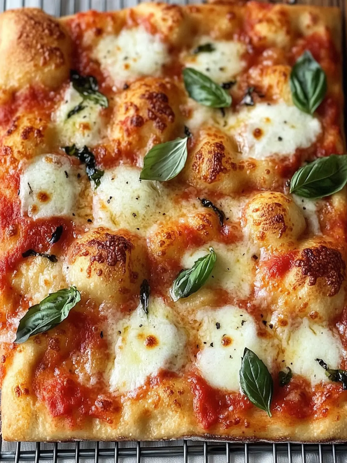 Margherita Pizza Focaccia: Fluffy Homemade Delight Awaits 4 Margherita Pizza Focaccia