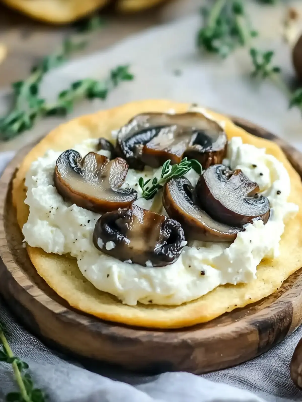 Whipped Feta with Truffled Mushrooms: Elevate Your Dips! 4 Whipped Feta with Truffled Mushrooms