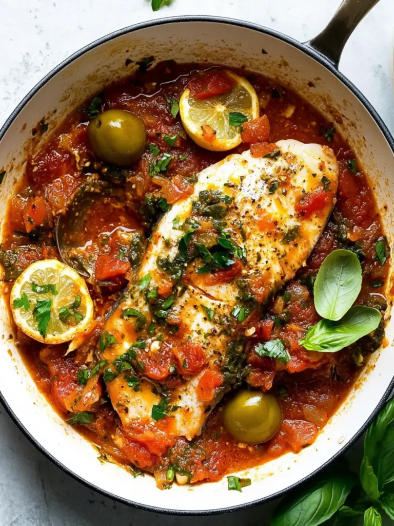 Fish Puttanesca