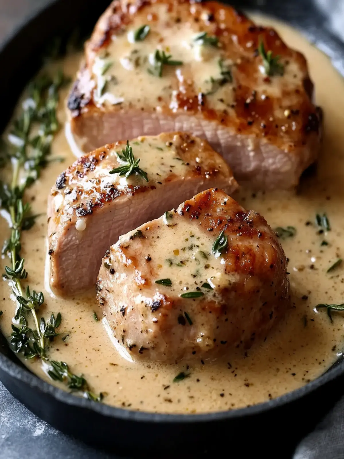 Herb Creamy Pork Tenderloin That Will Wow Your Dinner Guests 2 Herb Creamy Pork Tenderloin