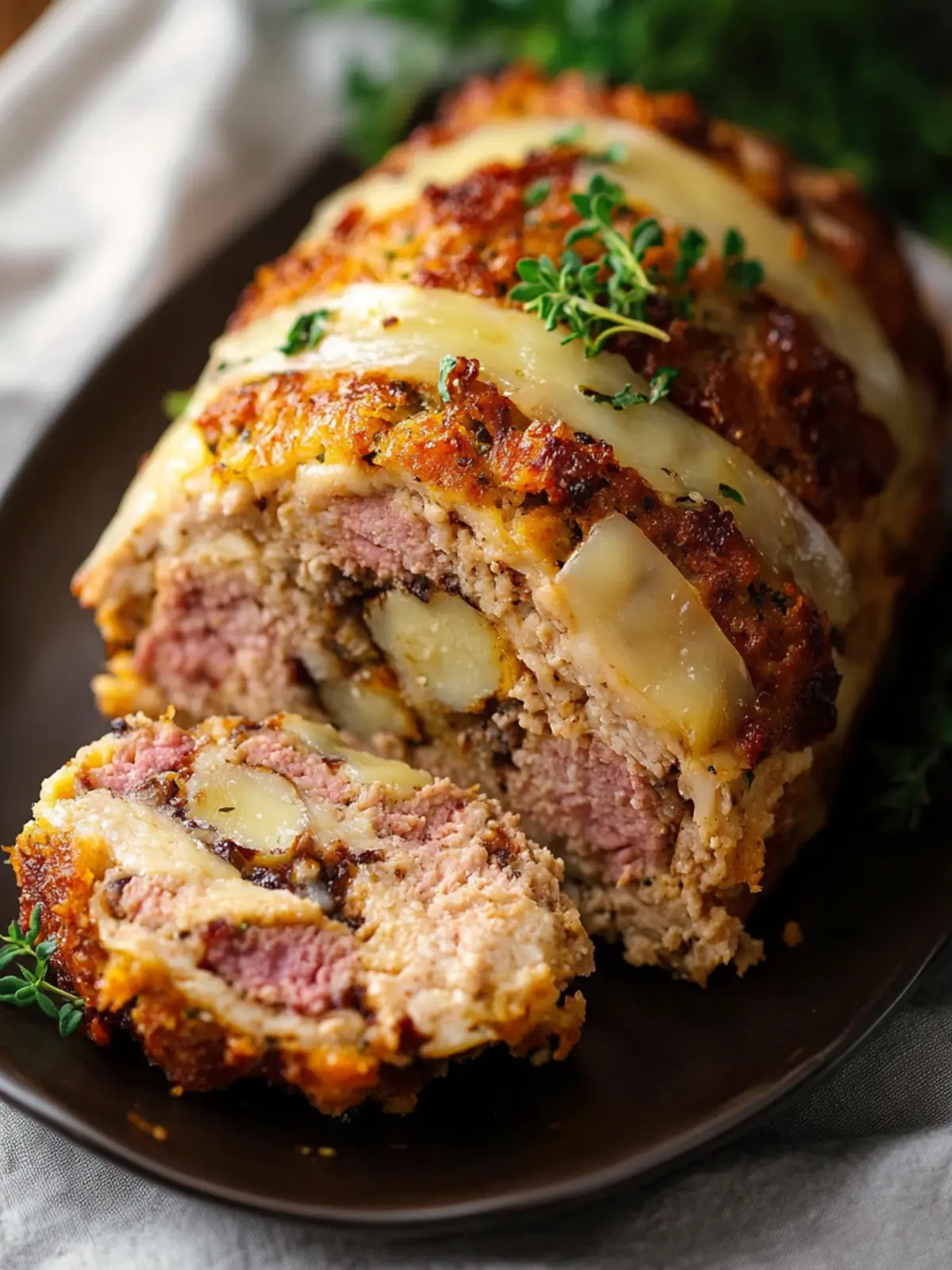 Chicken Cordon Bleu Meatloaf: A Twist on Comfort Food Classic 4 Chicken Cordon Bleu Meatloaf