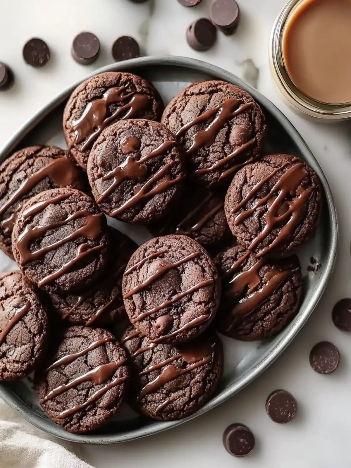 Fudgy Chocolate Condensed Milk Cookies in Minutes 3 Chocolate Condensed Milk Cookies
