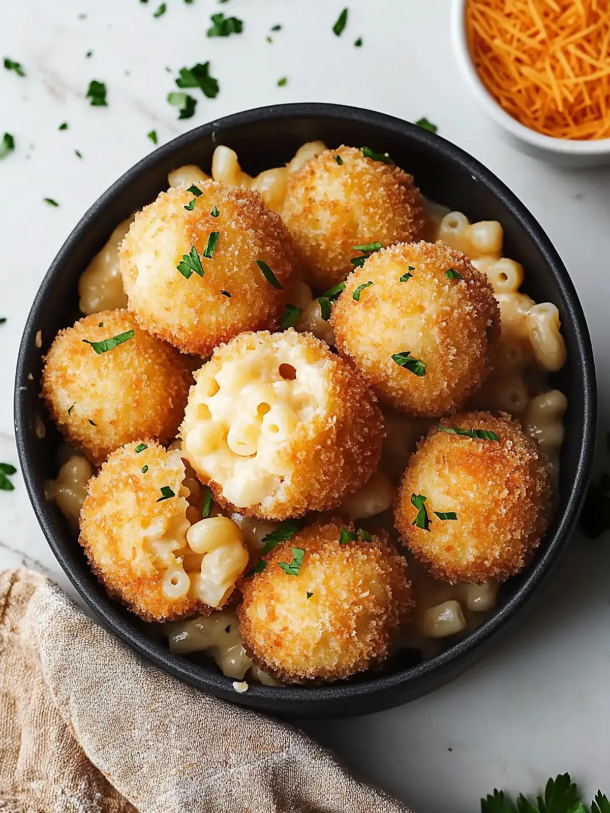 Fried Macaroni and Cheese Balls