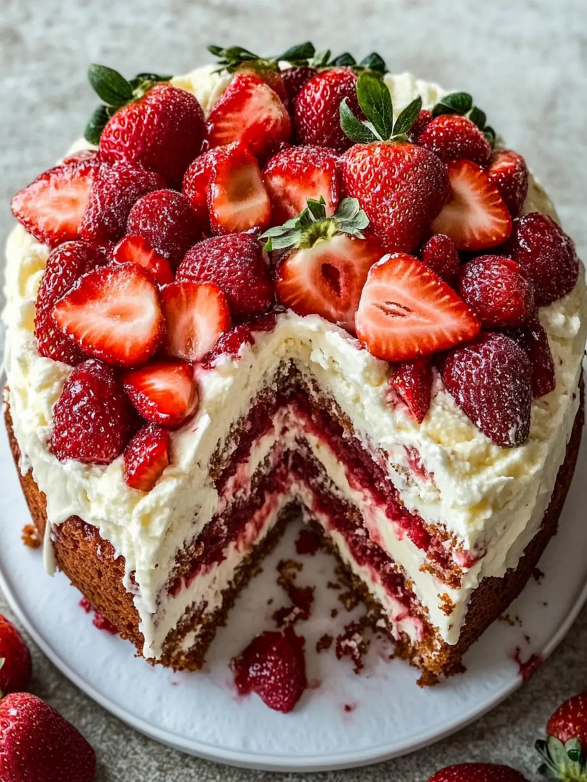 Irresistible Strawberry Earthquake Cake to Wow Every Guest 4 Strawberry Earthquake Cake