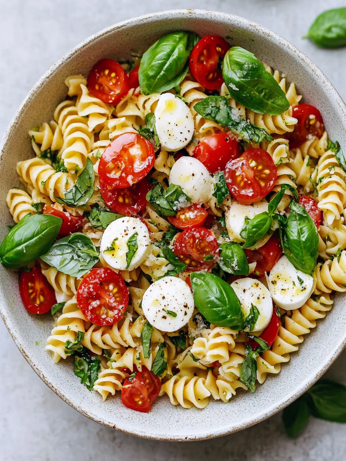 Fresh Caprese Pasta Salad for Easy Summer Meals 4 Caprese Pasta Salad