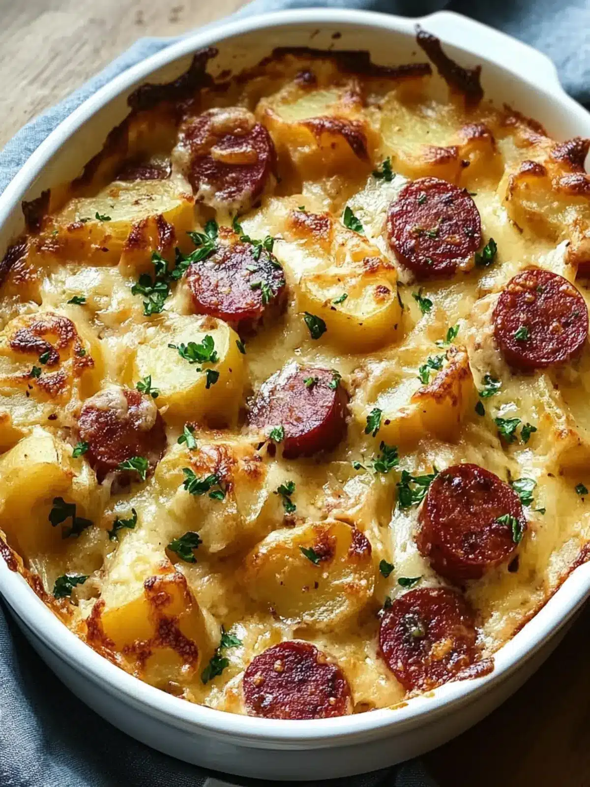 Kielbasa and Cheesy Potato Casserole for Cozy Family Nights 4 Kielbasa and Cheesy Potato Casserole