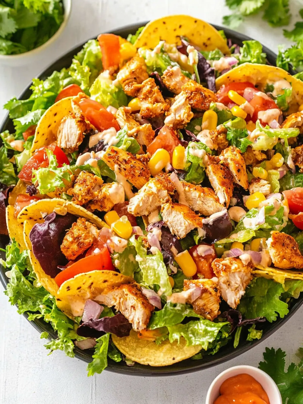 Loaded Chicken Taco Salad That Will Wow Your Taste Buds 3 LOADED CHICKEN TACO SALAD