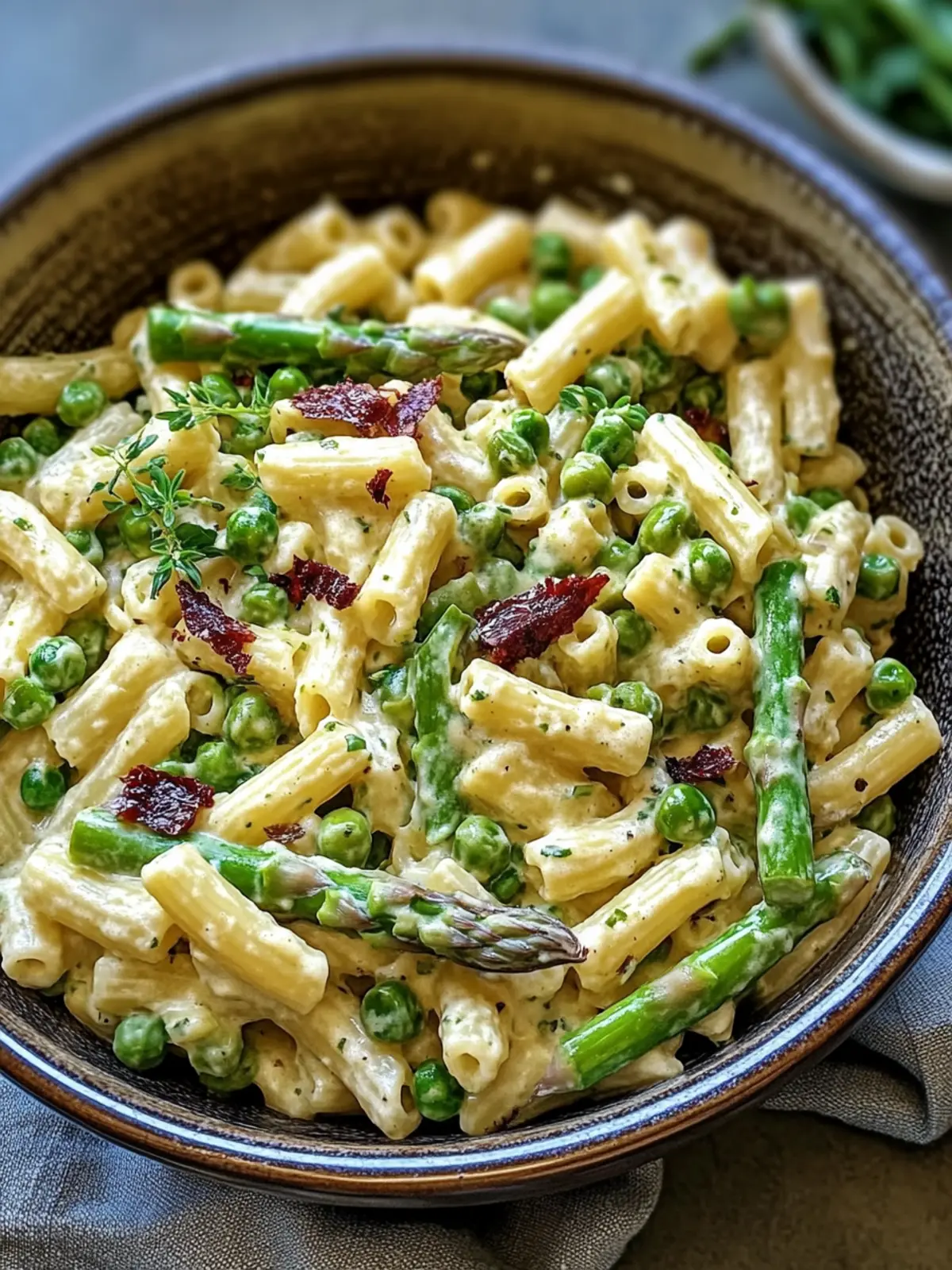 Asparagus and Pea Macaroni Salad