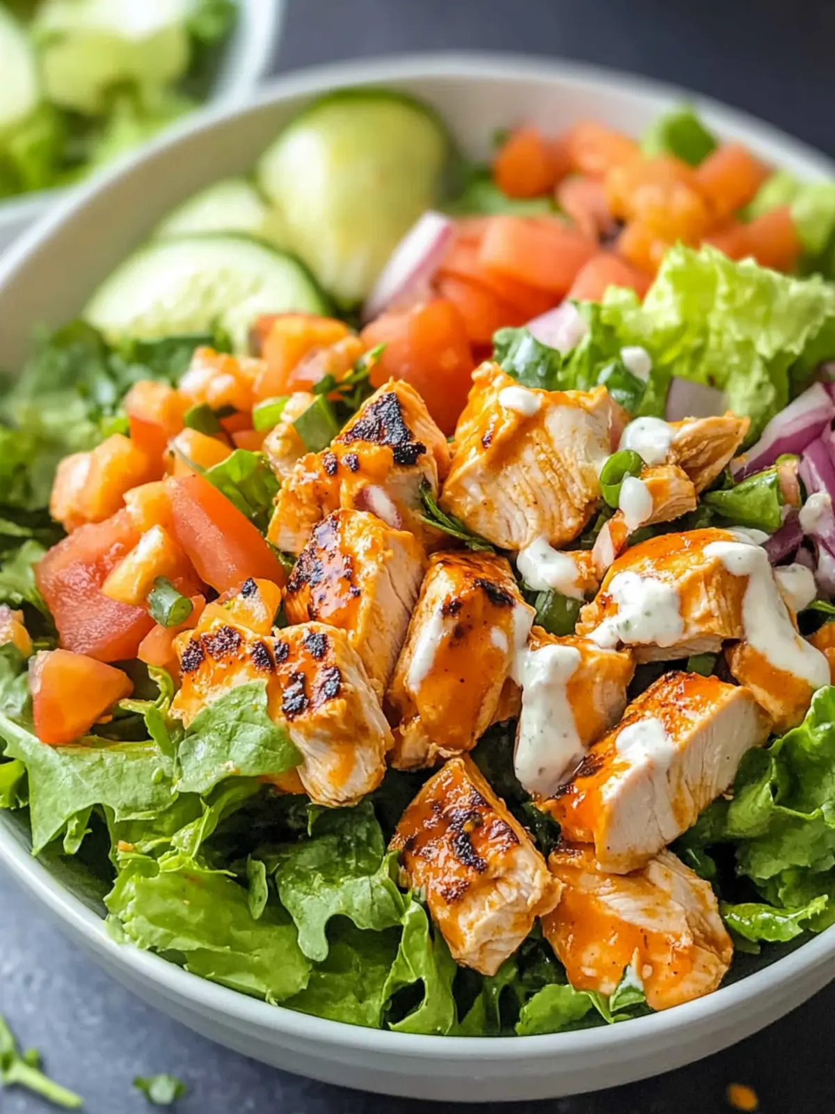 Zesty Grilled Buffalo Chicken Salad You’ll Crave Daily 2 Grilled Buffalo Chicken Salad
