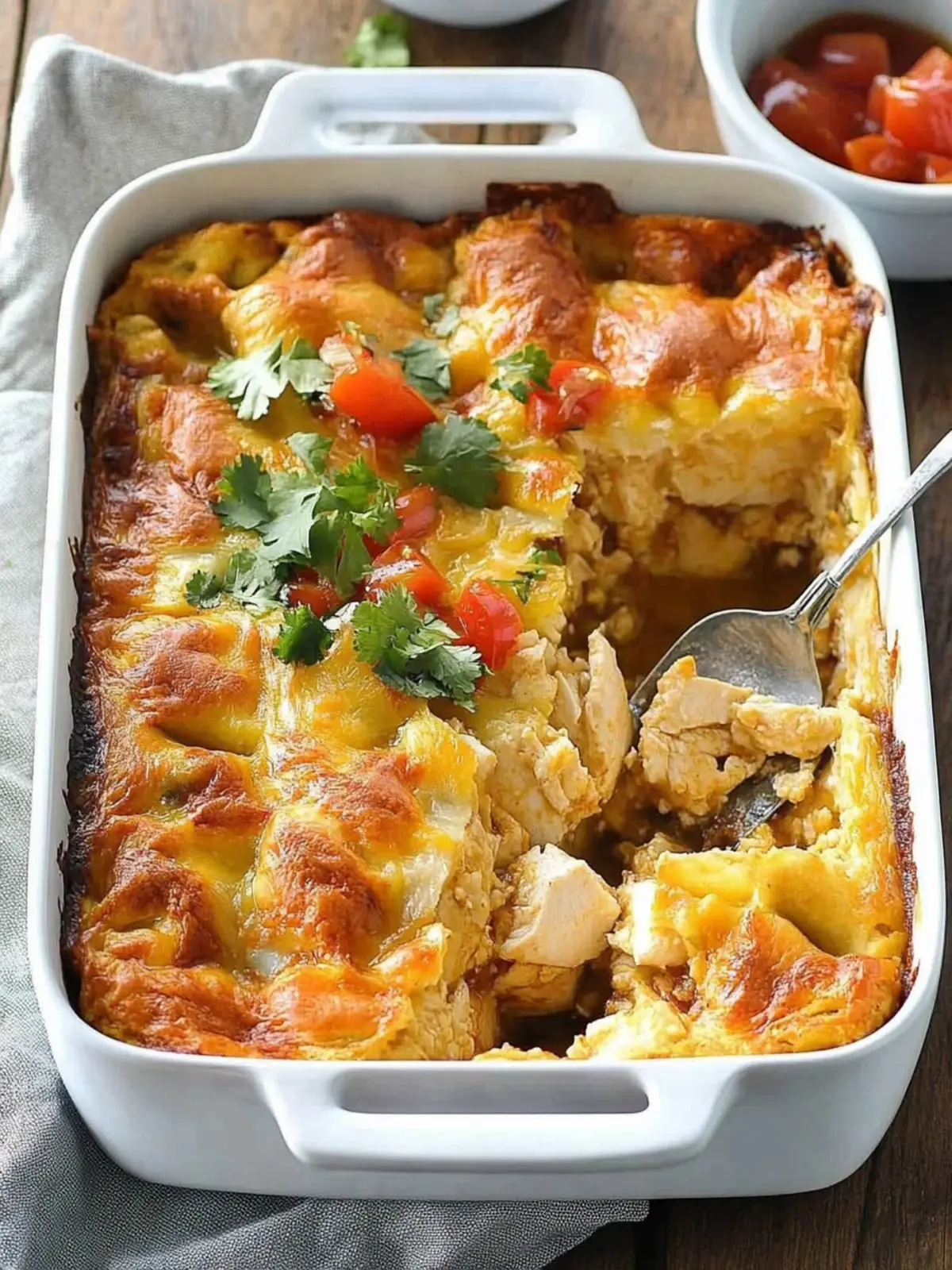 Chicken Chiles Rellenos Strata: A Cozy Breakfast Delight 4 Chicken Chiles Rellenos Strata