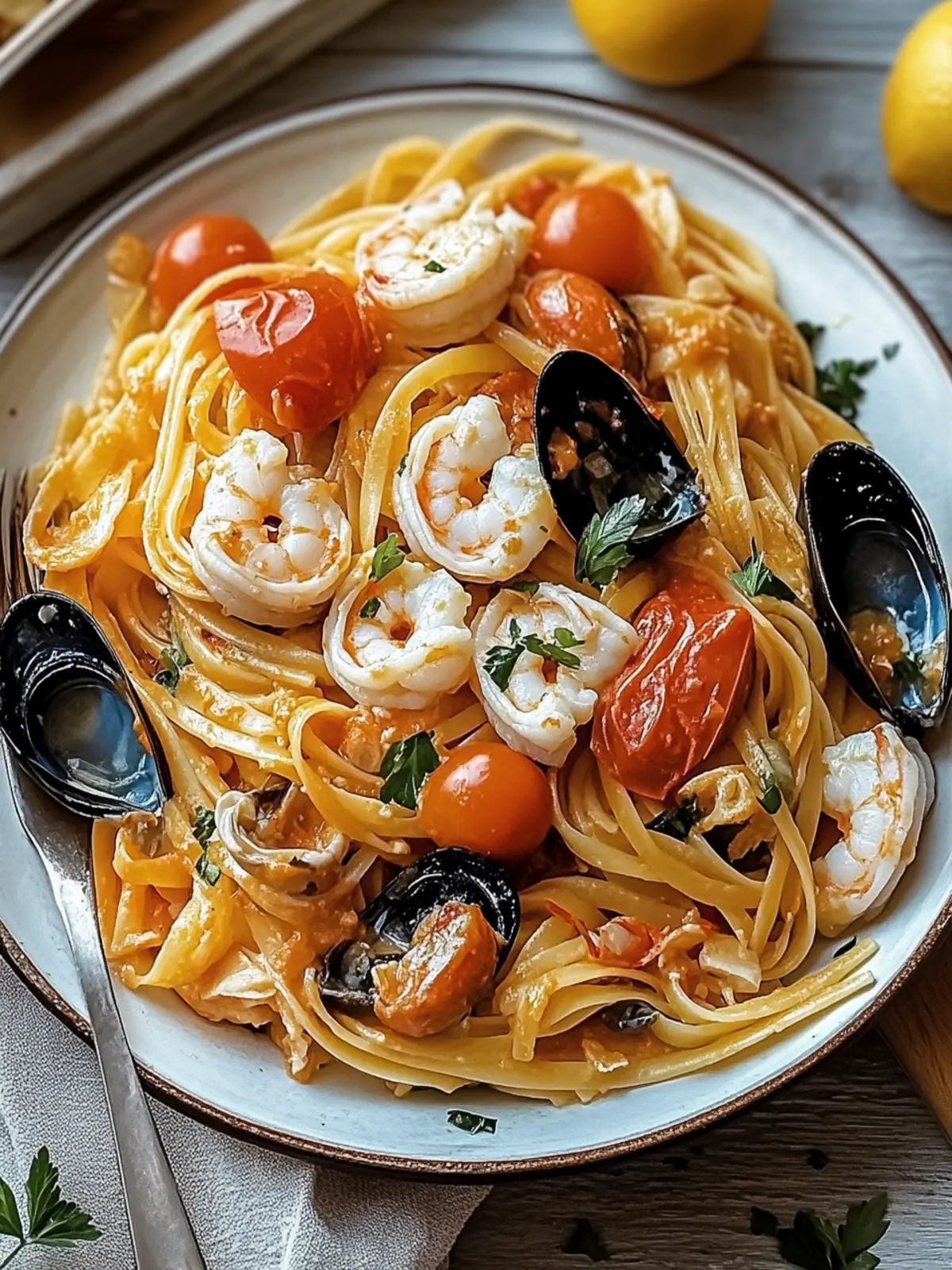 Italian Seafood Pasta: A Coastal Feast in Just 40 Minutes 2 Italian Seafood Pasta