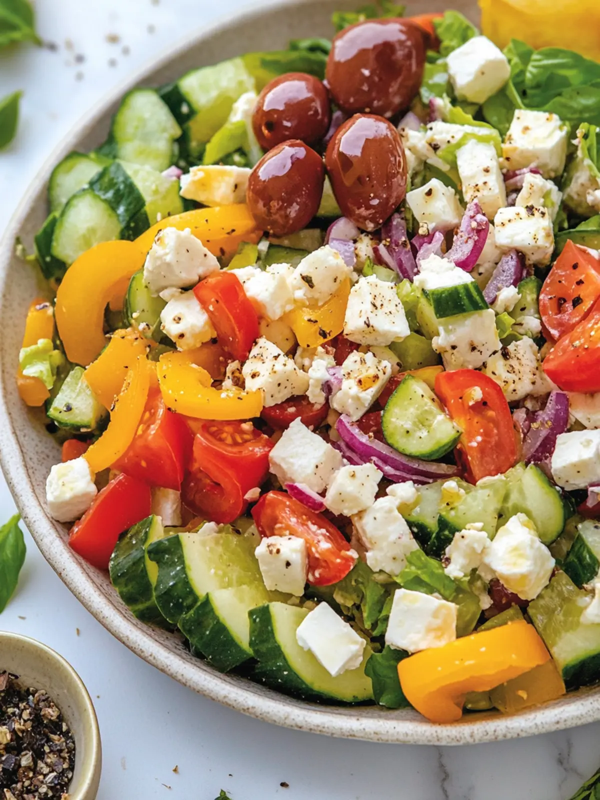Mediterranean-Style Chopped Salad That Brightens Your Day 2 Mediterranean-Style Chopped Salad