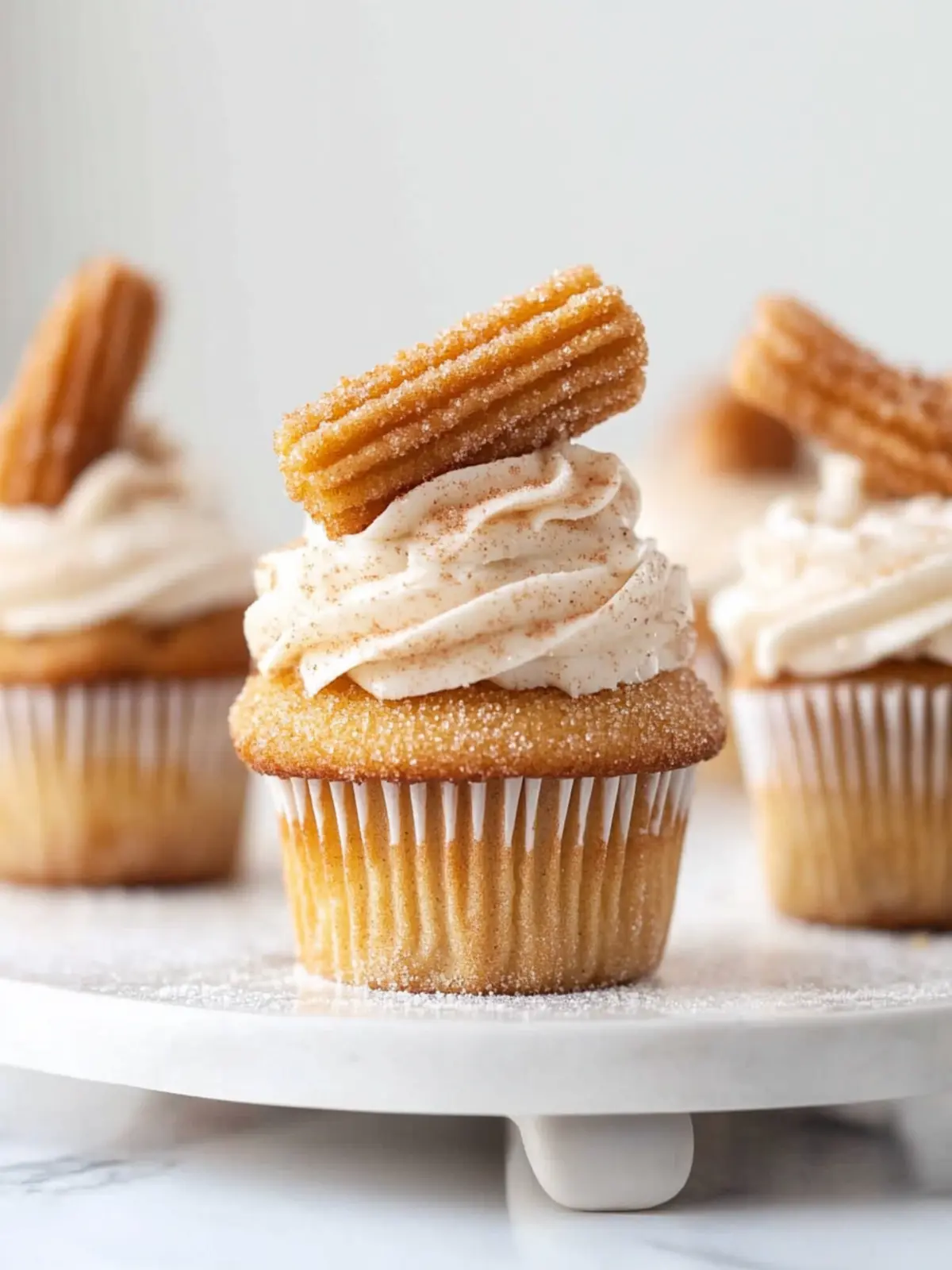 Delicious Churro Cupcakes with Creamy Cinnamon Frosting 2 Churro Cupcakes