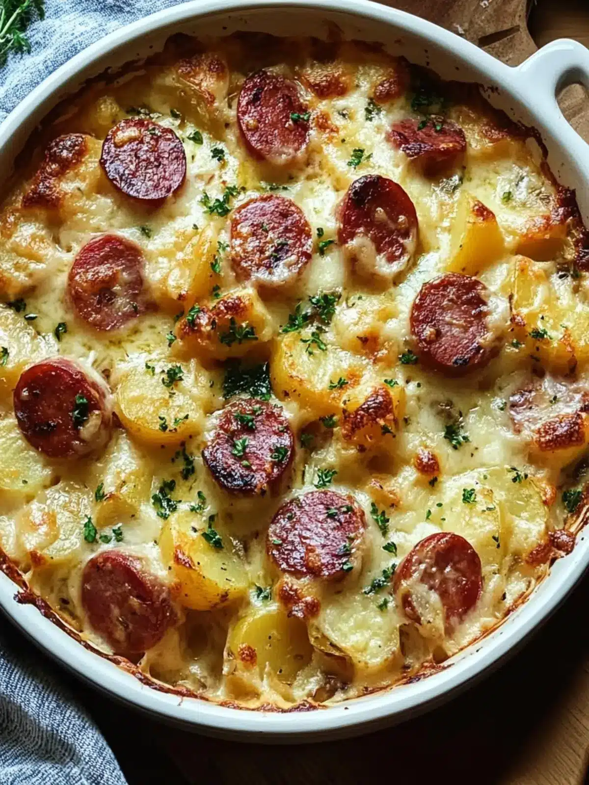 Kielbasa and Cheesy Potato Casserole for Cozy Family Nights 3 Kielbasa and Cheesy Potato Casserole