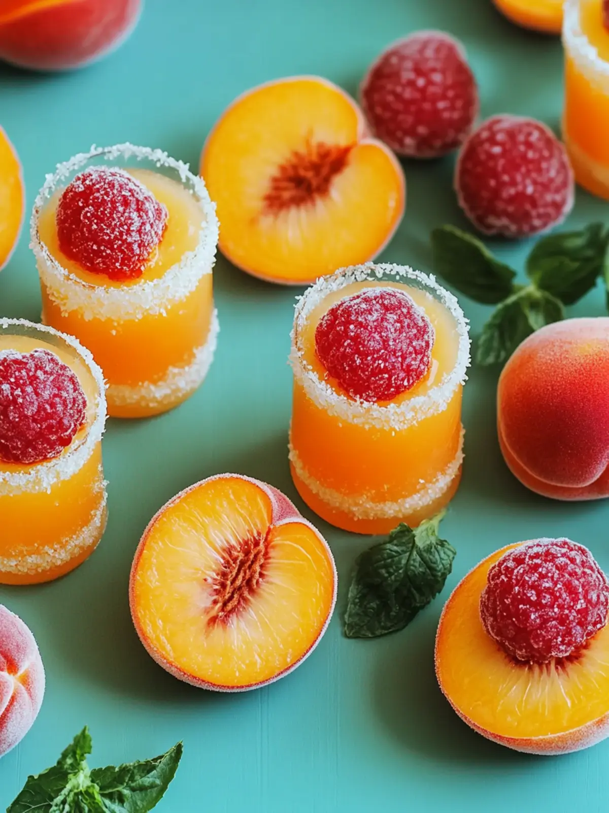 Peach Ring Pop Shots for a Fun, Fruity Party Kick! 2 Peach Ring Pop Shots