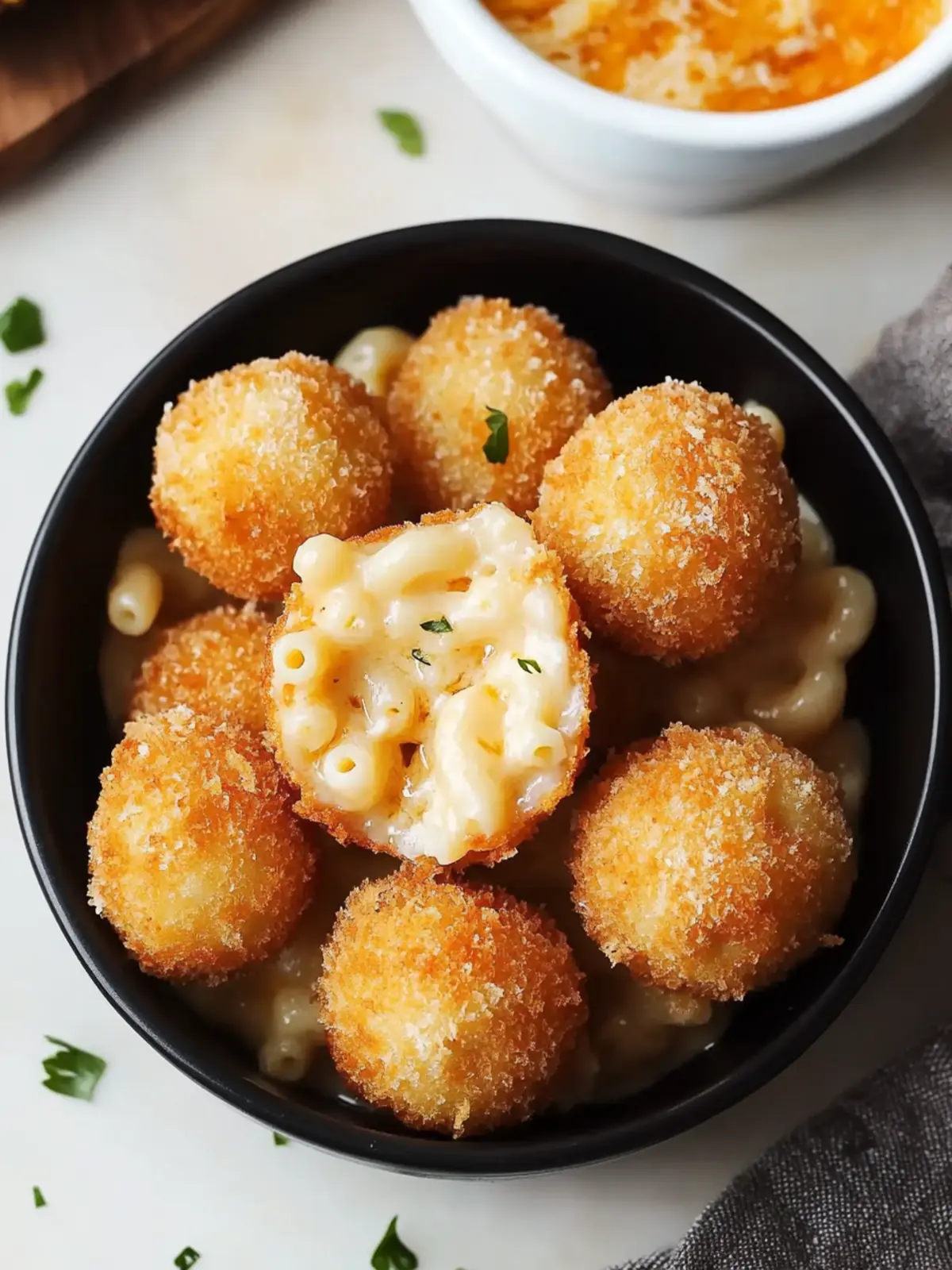 Crispy Fried Macaroni and Cheese Balls You'll Love to Make 4 Fried Macaroni and Cheese Balls