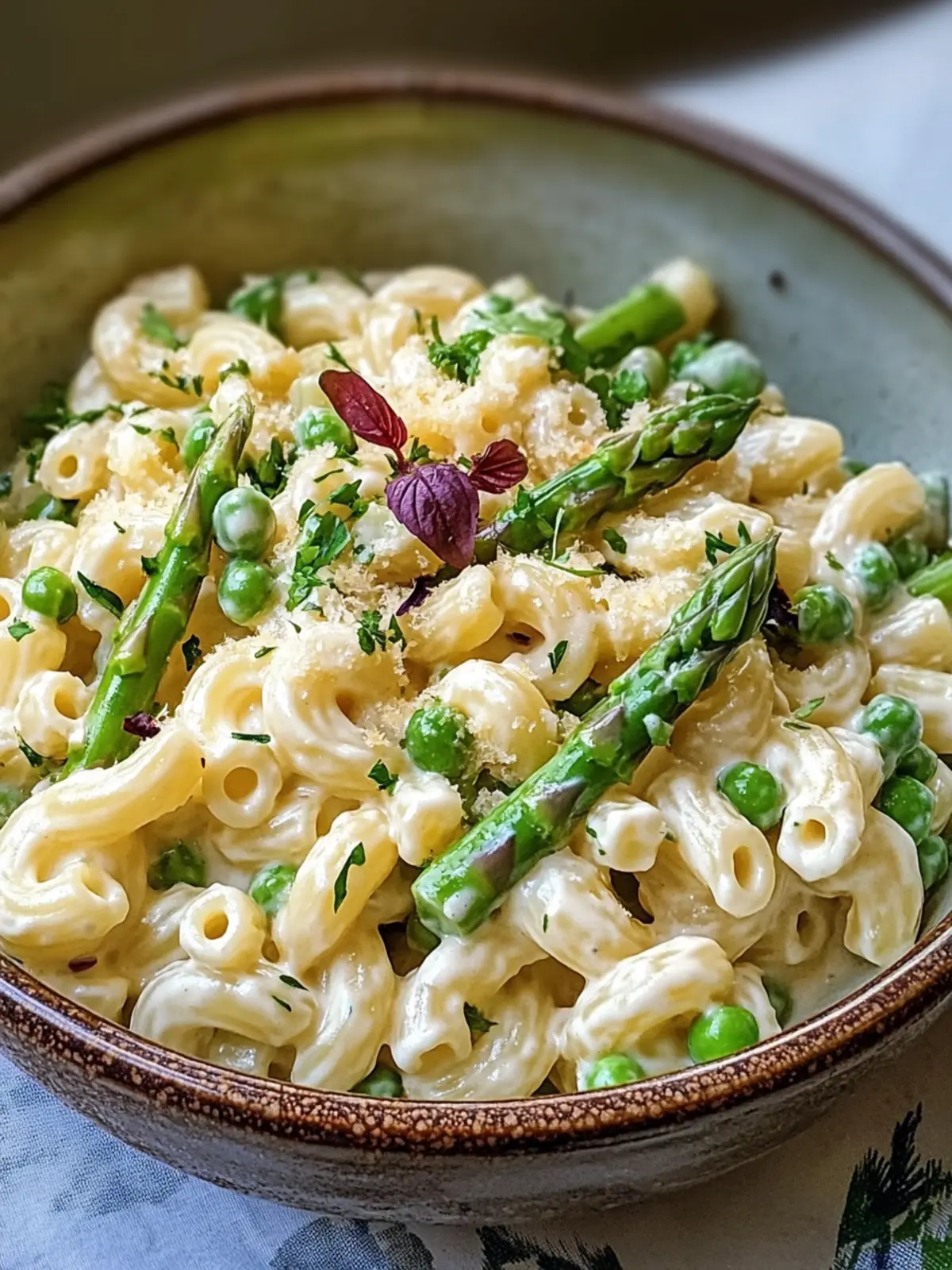 Vibrant Asparagus and Pea Macaroni Salad for Fresh Moods 3 Asparagus and Pea Macaroni Salad