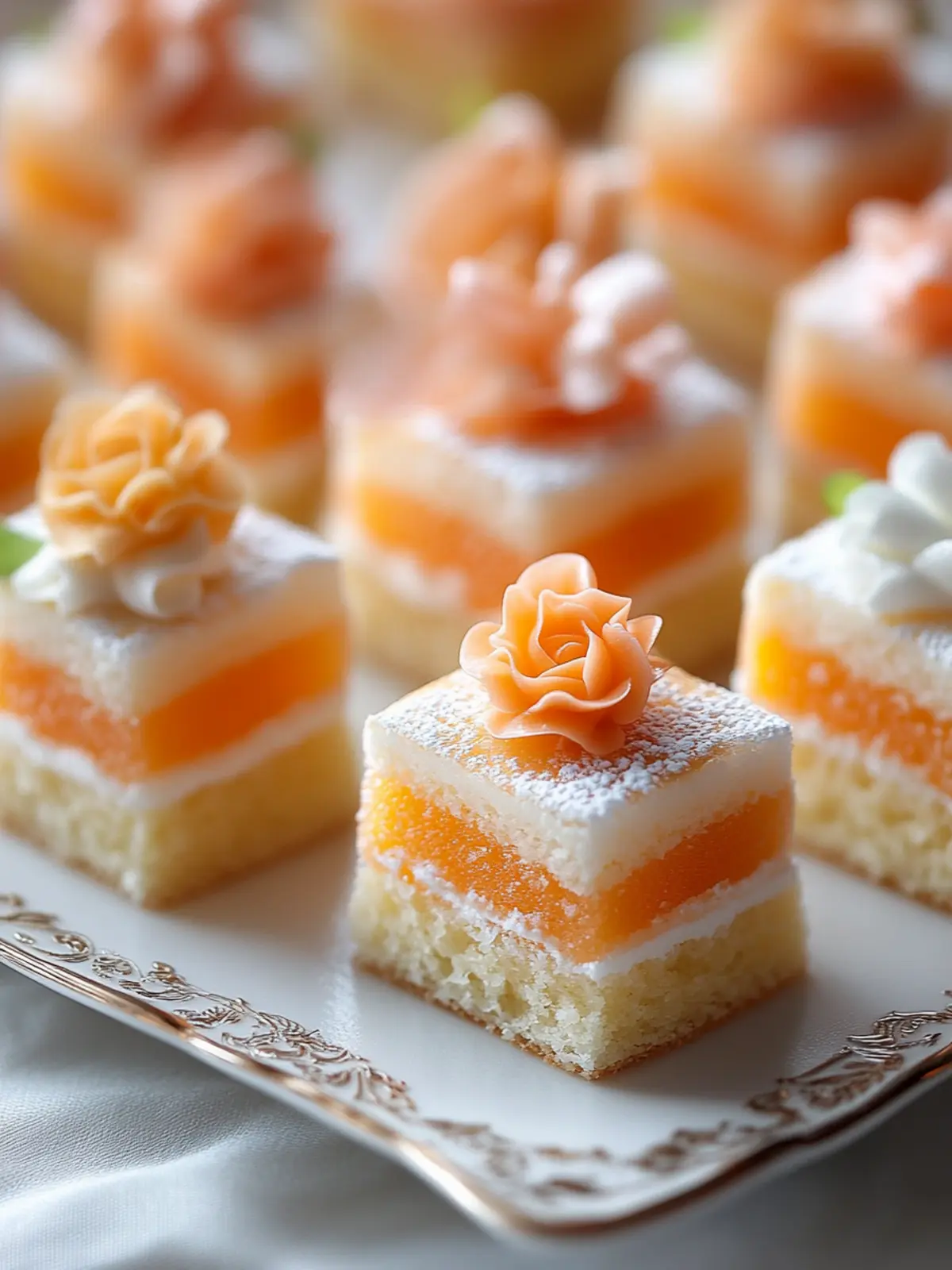 Decadent Apricot Cream Cheese Petit Fours You'll Love 2 Petit Fours