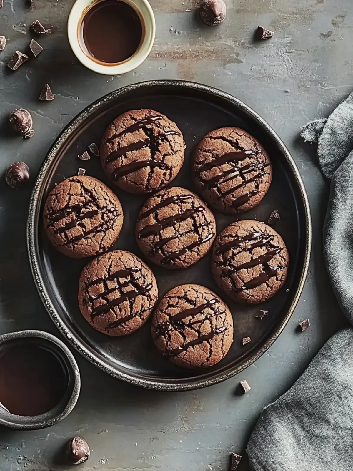 Fudgy Chocolate Condensed Milk Cookies in Minutes 4 Chocolate Condensed Milk Cookies