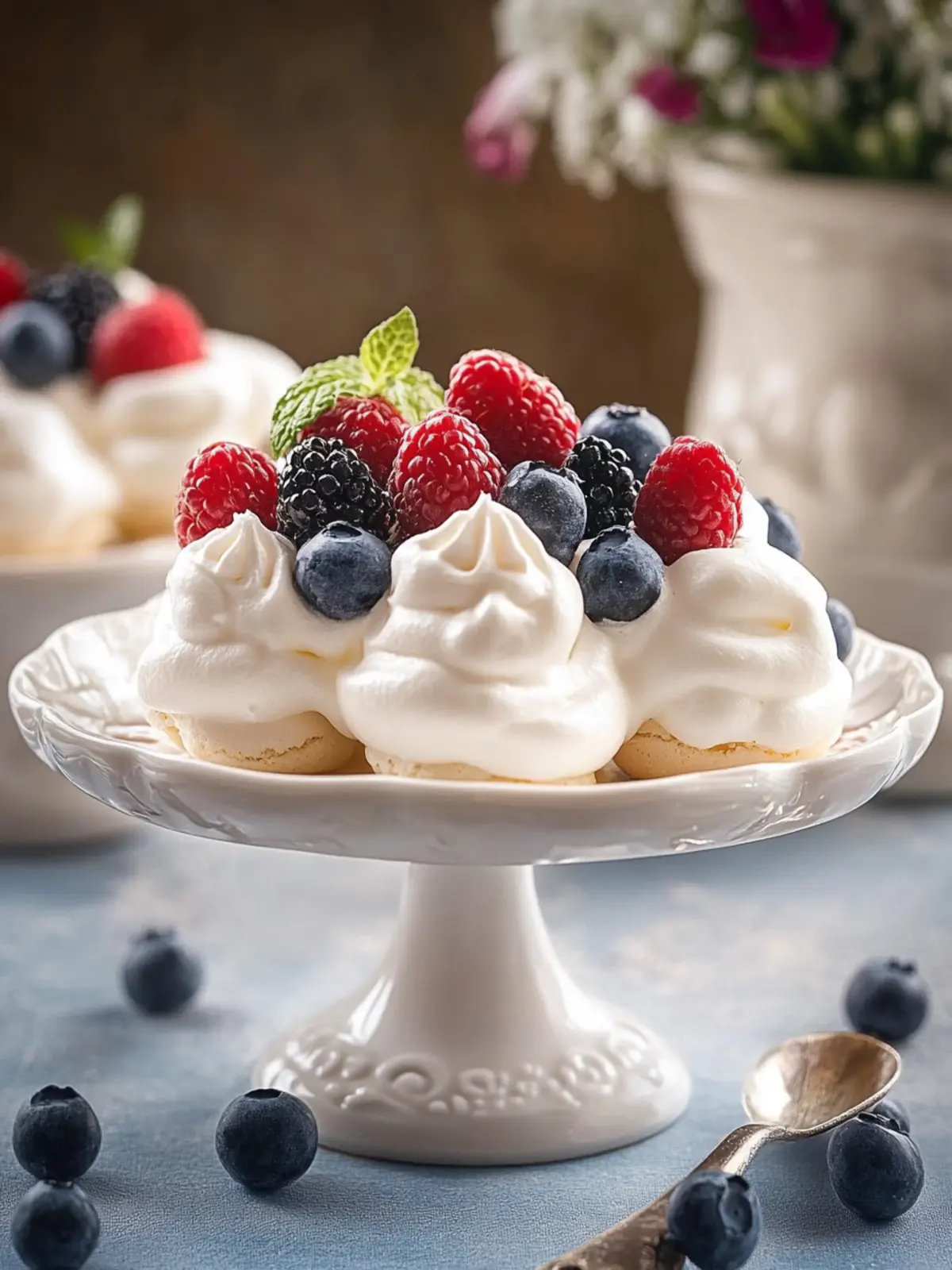 Delicious Mini Pavlovas with Fresh Fruits to Wow Your Guests 2 Mini Pavlovas