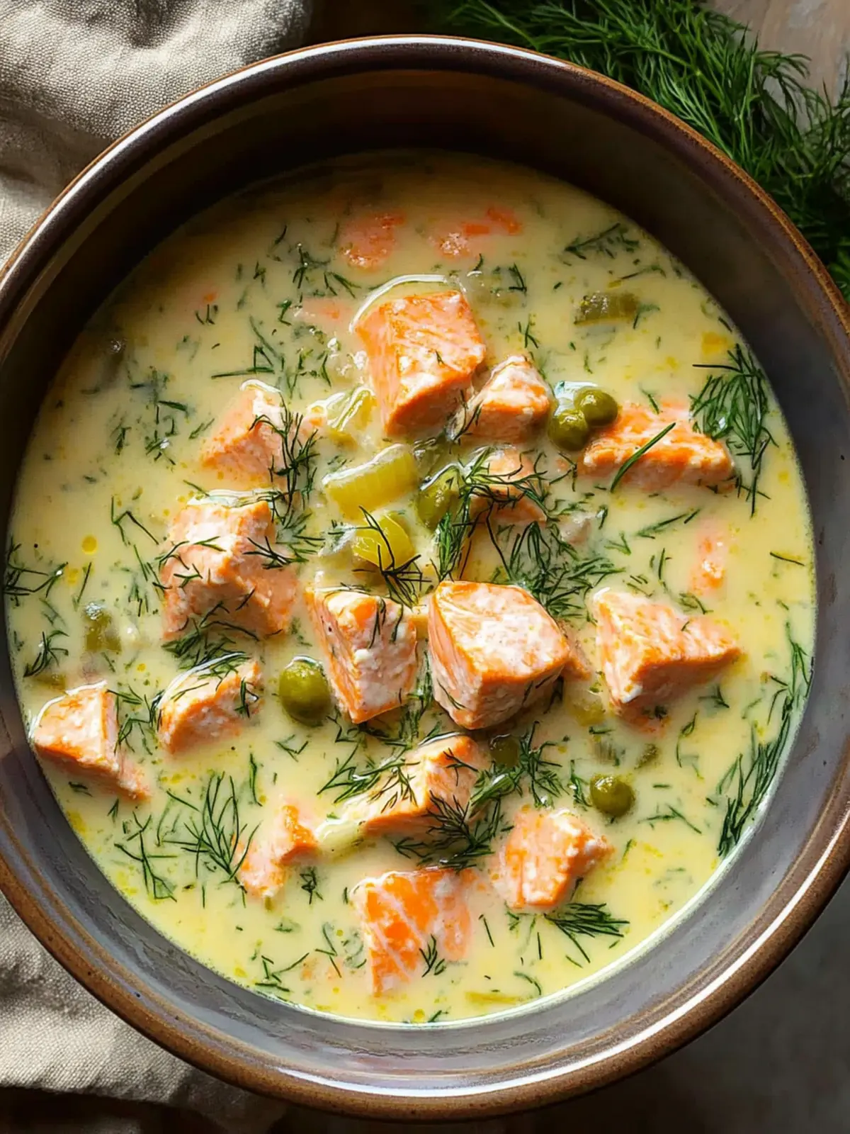 Creamy Dill Salmon Soup That Warms Your Soul Instantly 2 Creamy Dill Salmon Soup