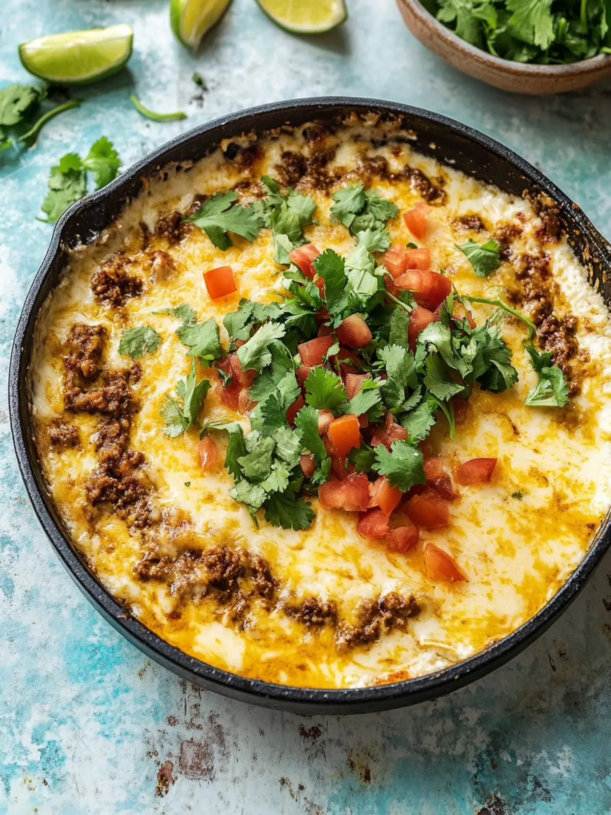 Mouthwatering Queso Fundido with Homemade Chorizo Dip 4 Queso Fundido