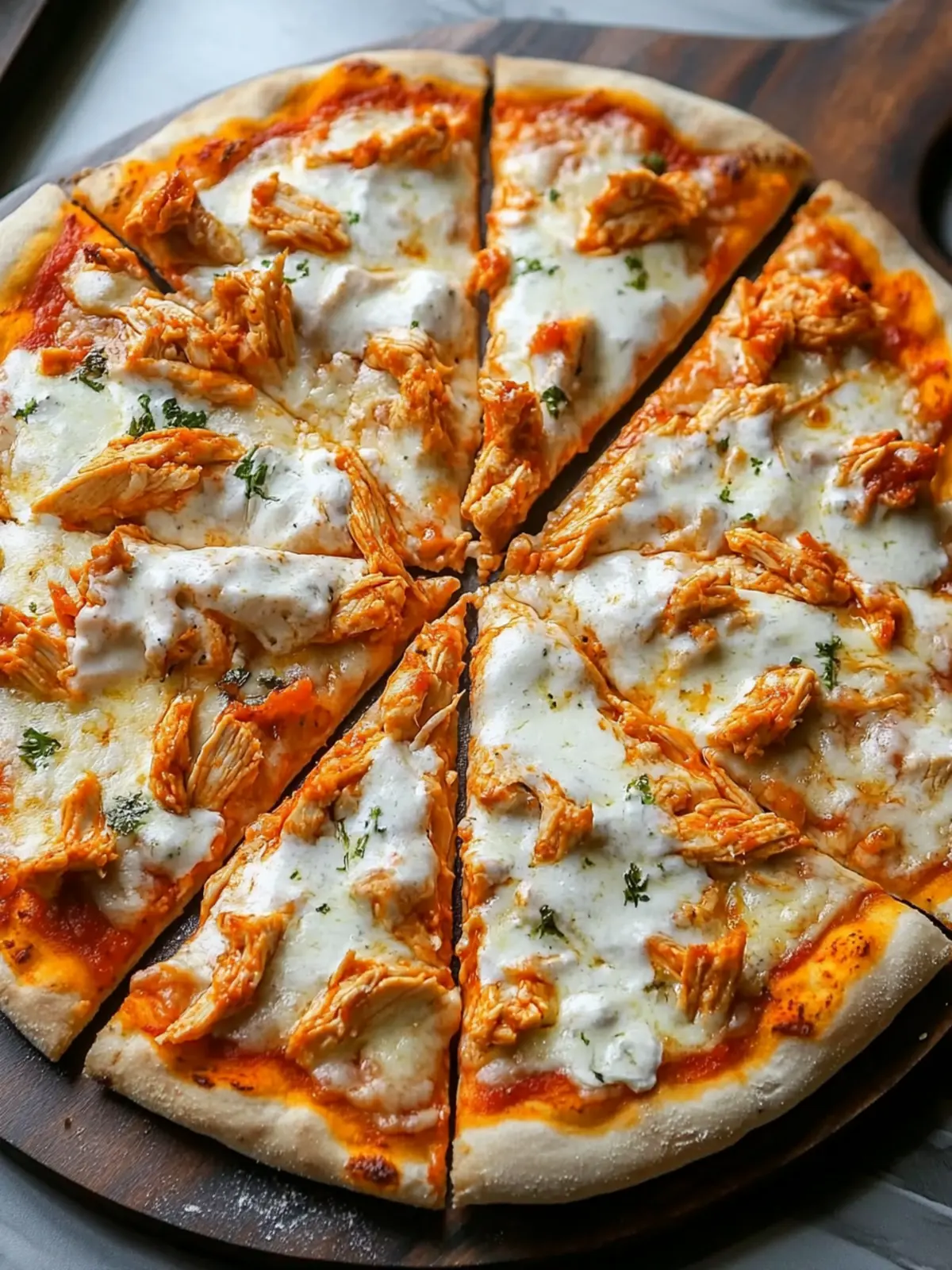 Buffalo Chicken Pizza Ready in 25 Minutes for Busy Nights 3 Buffalo Chicken Pizza