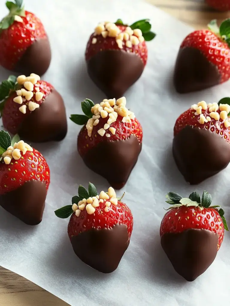 Chocolate-Dipped Strawberries