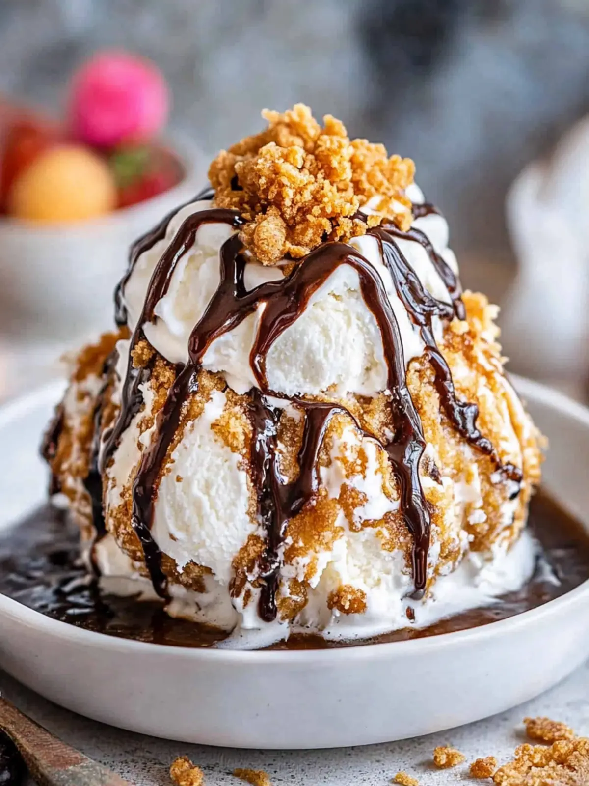 Fried Ice Cream Delight: Crunchy, Creamy, Unforgettable Treat 4 Fried Ice Cream