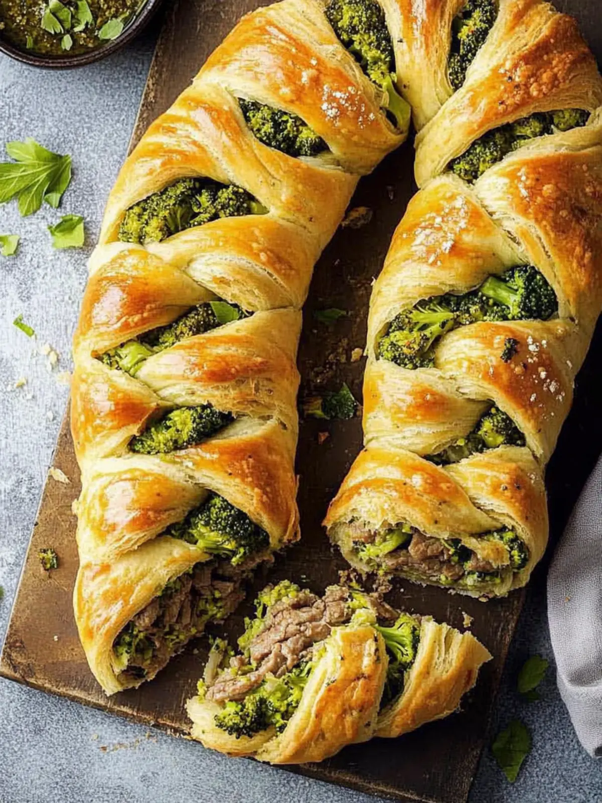 Delicious Broccoli Beef Braids for a Cozy Family Dinner 2 Broccoli Beef Braids