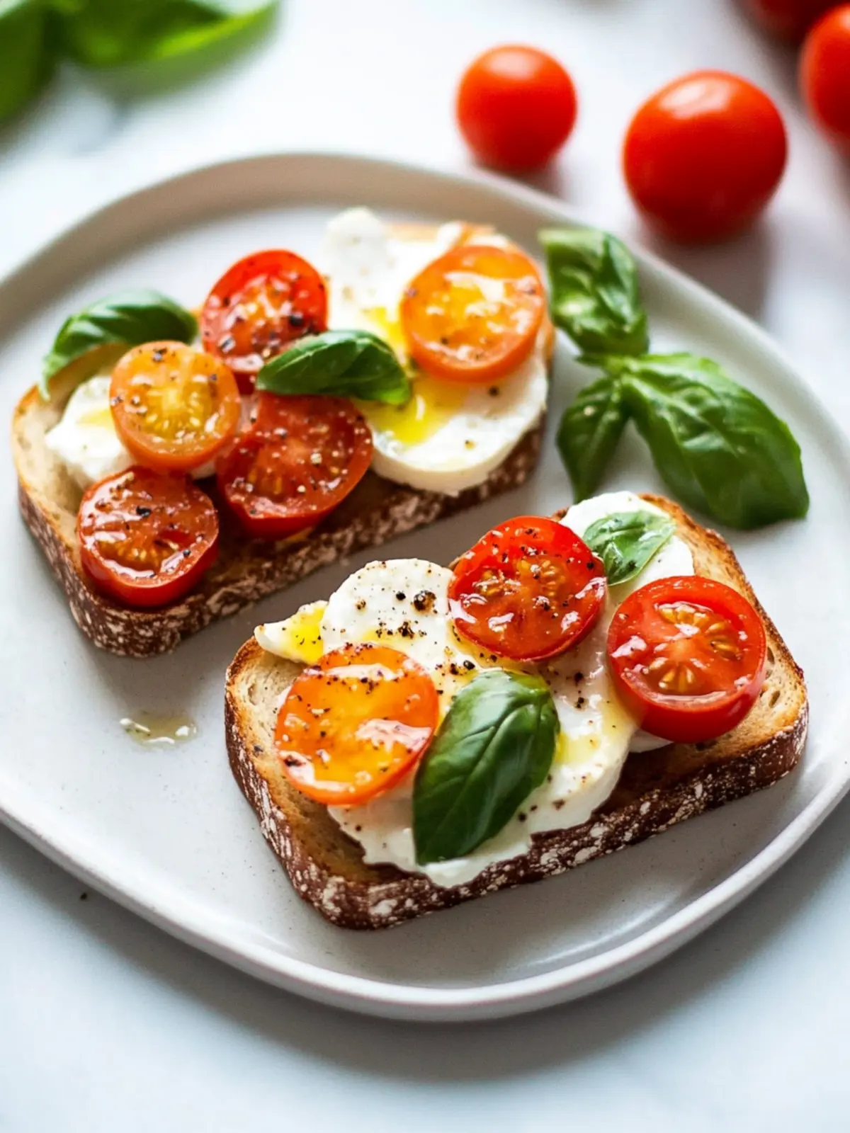 Healthy Caprese Toast: A Fresh Twist on Comfort Food 4 Healthy Caprese Toast