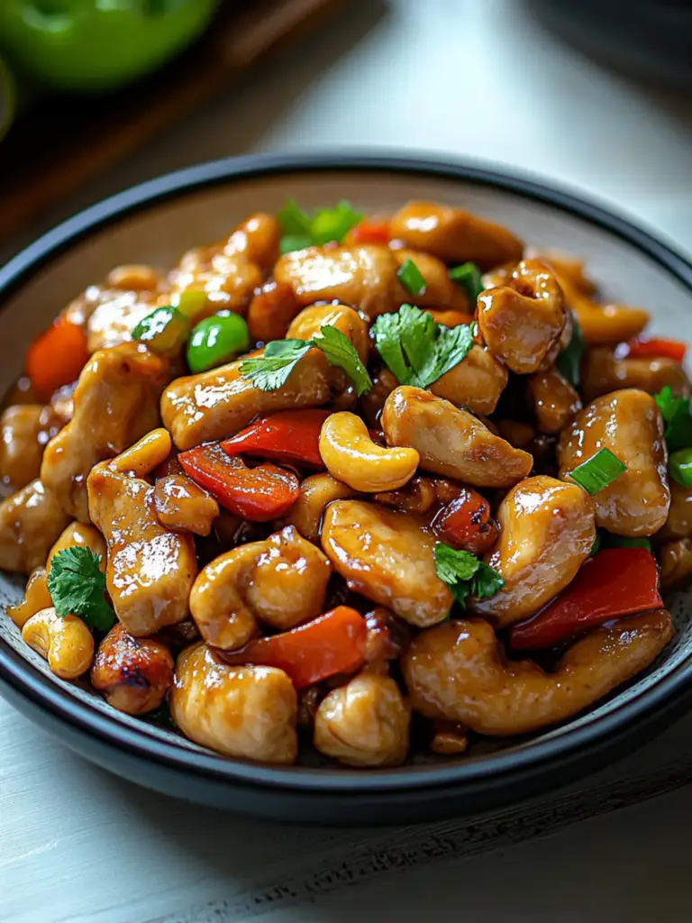 Authentic Cashew Chicken