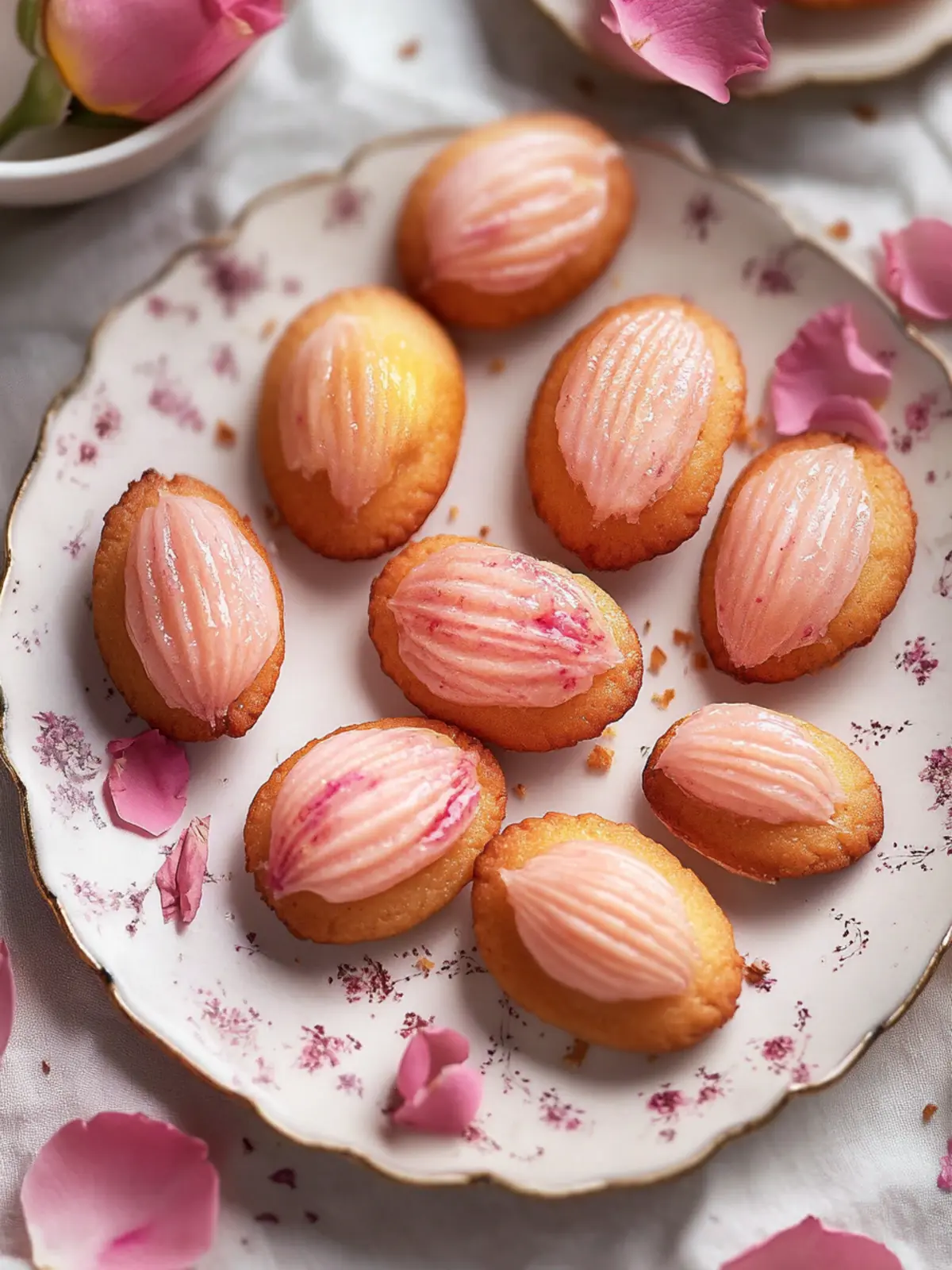 Deliciously Fluffy Rose Madeleines to Brighten Your Day 4 Rose Madeleines