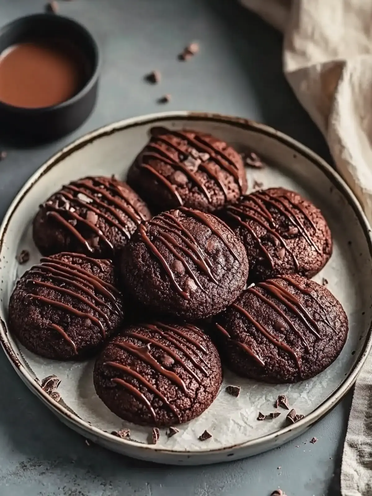 Chocolate Condensed Milk Cookies