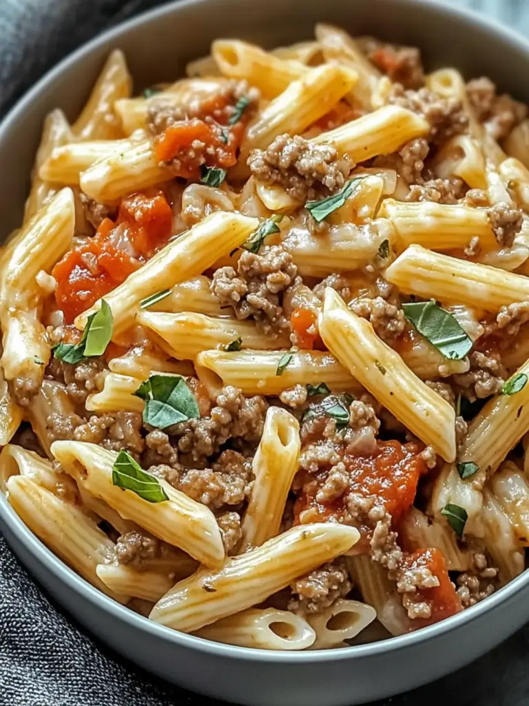 Rotel Pasta with Ground Beef