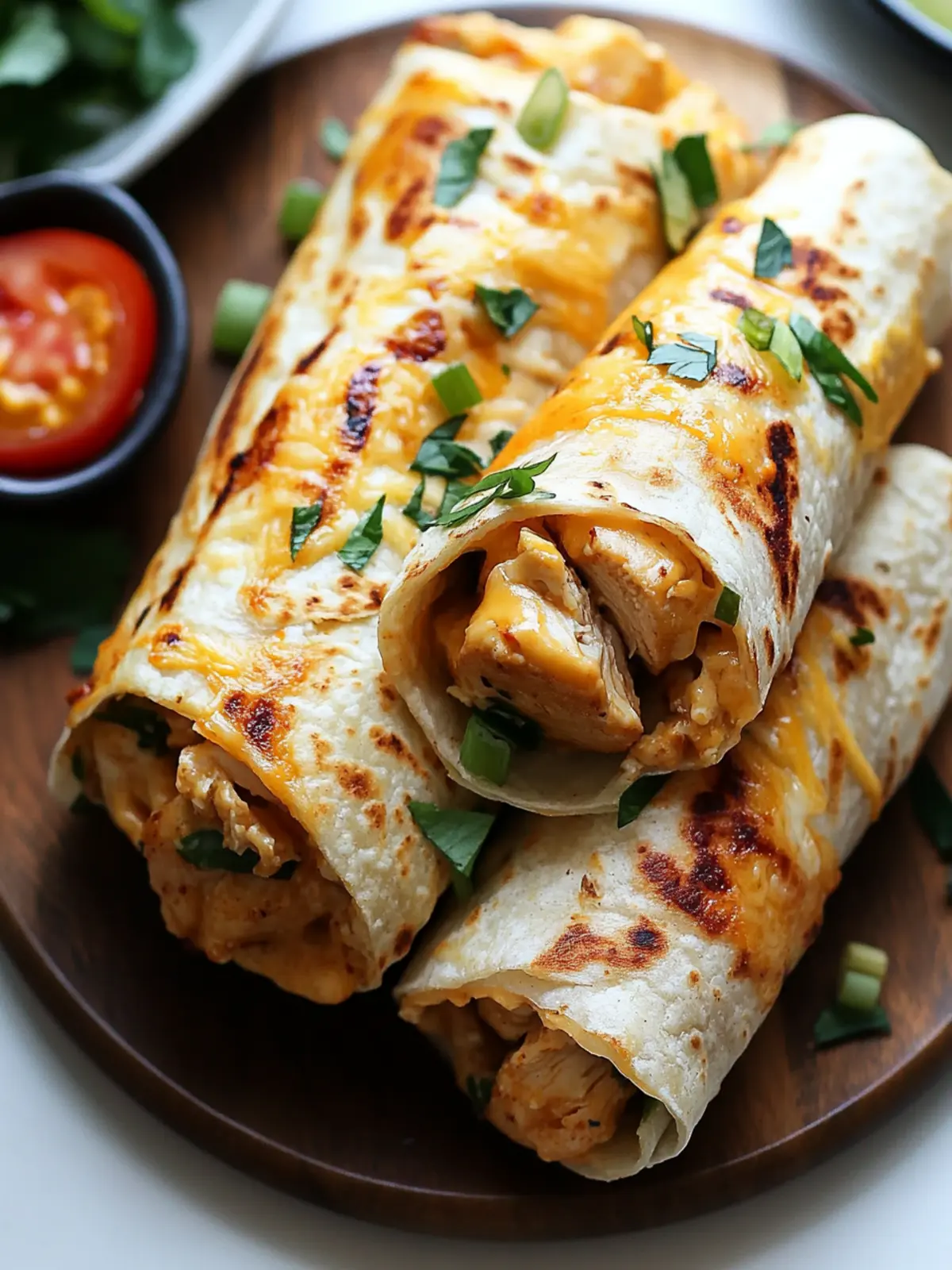 Ooey-Gooey Cheesy Garlic Chicken Wraps You'll Love to Make 2 Ooey-Gooey Cheesy Garlic Chicken Wraps
