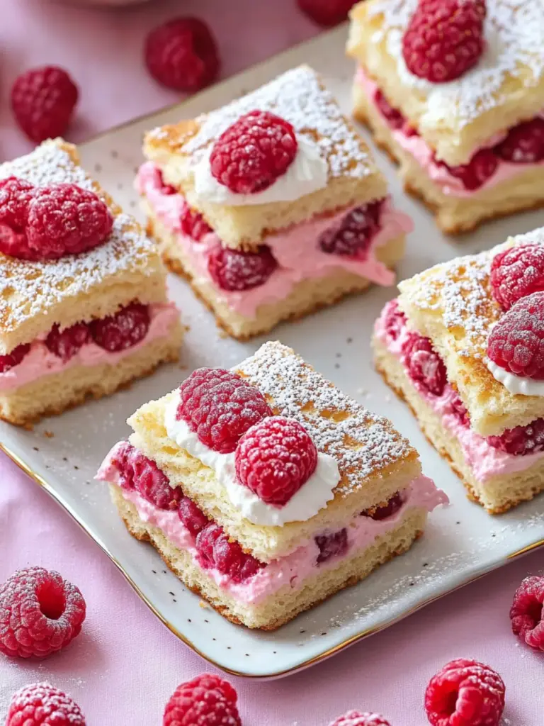Raspberry Cream Sandwiches