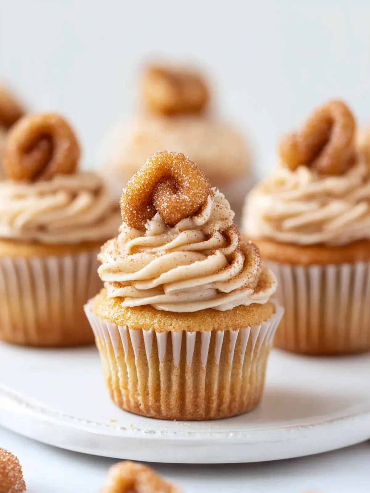 Delicious Churro Cupcakes with Creamy Cinnamon Frosting 4 Churro Cupcakes