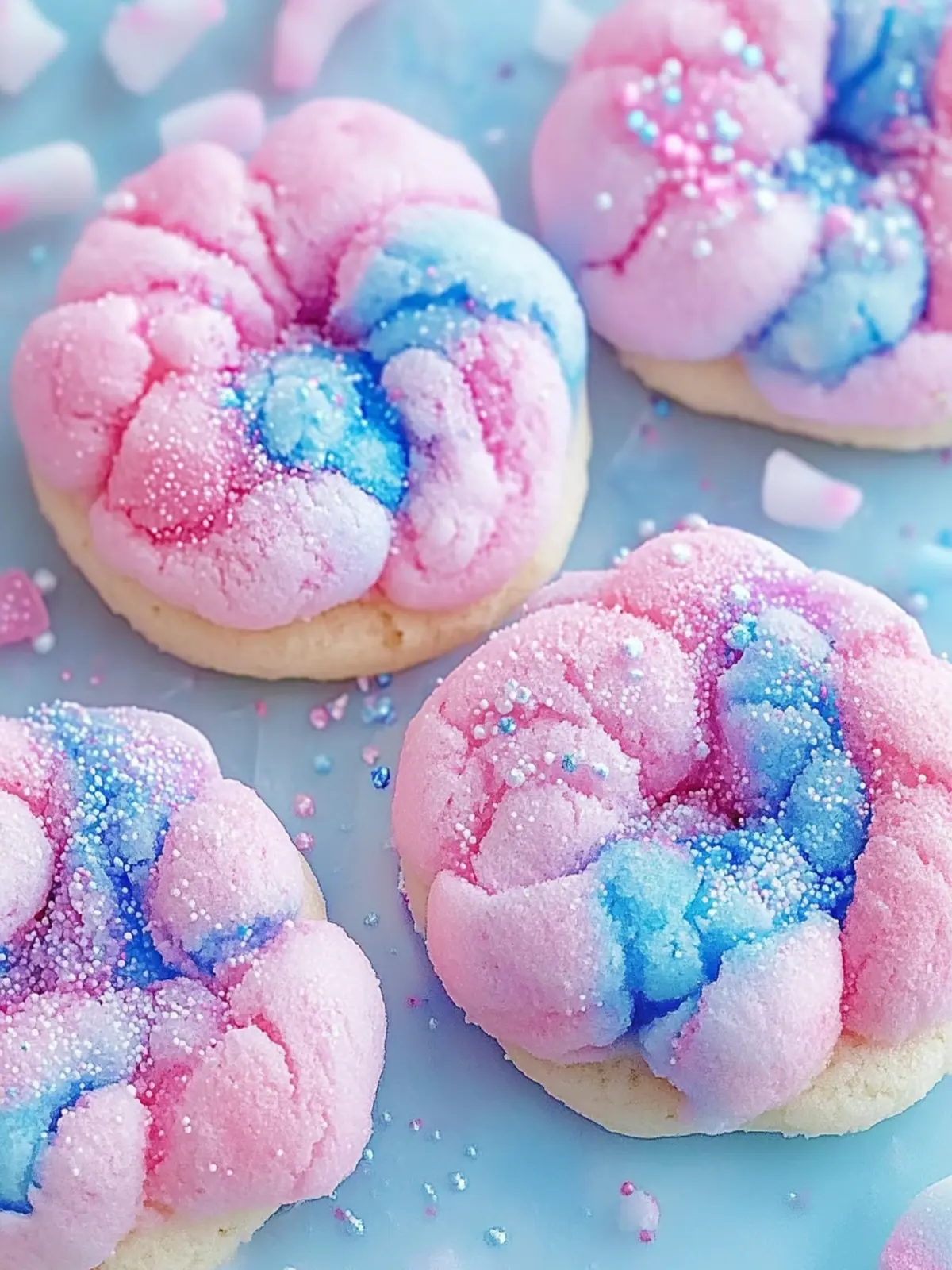 Cotton Candy Cookies